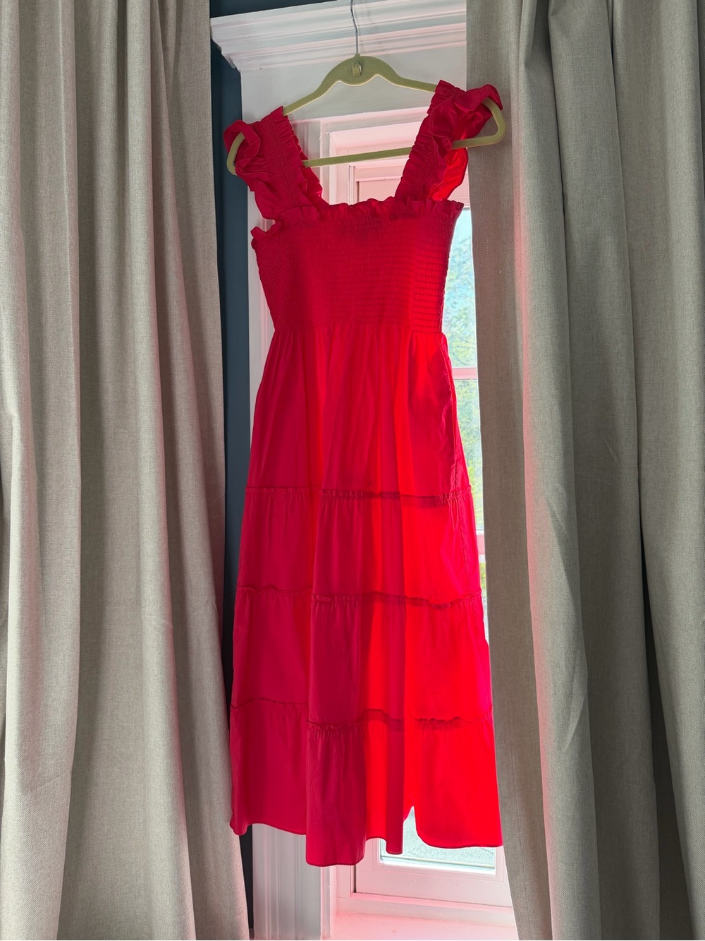 Hill House bright Raspberry Ellie Nap Dress - Picture 2 of 6